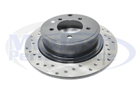 StopTech Drilled & Slotted Rotors (Rear Pair), 08-09 Caliber SRT-4