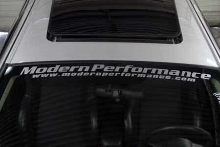 Modern Performance Windshield Banner / Sticker