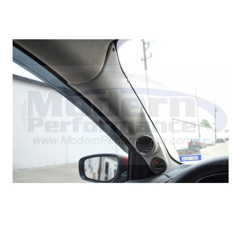 Autometer Tan A-Pillar Overlay Dual Gauge Pod, 2013-16 Dart