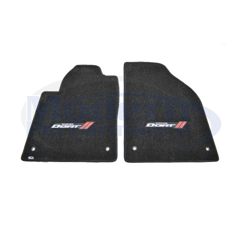 Mopar Officially Licensed Dodge Logo Floor Mats, 2013-16 Dart