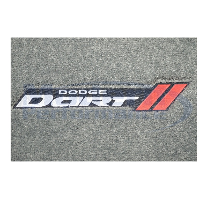 Mopar Officially Licensed Dodge Logo Floor Mats, 2013-16 Dart
