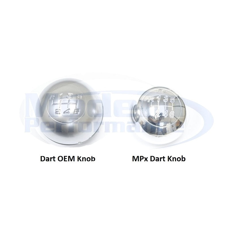MPx Polished Manual Transmission Shift Knob, 2013-16 Dart / 15-18 Renegade