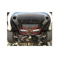 Vibrant 2.25" Ultra Quiet Resonators (Pair, for use with MPx Header), 2013-16 Dart 2.0L / 2.4L