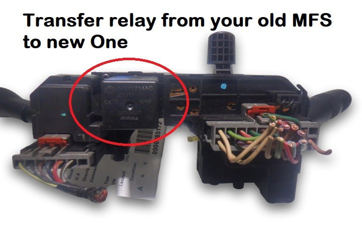 Multi-function Switch (MFS), Headlight/Fog Light/Turn Signal 00-05 Neon/SRT-4