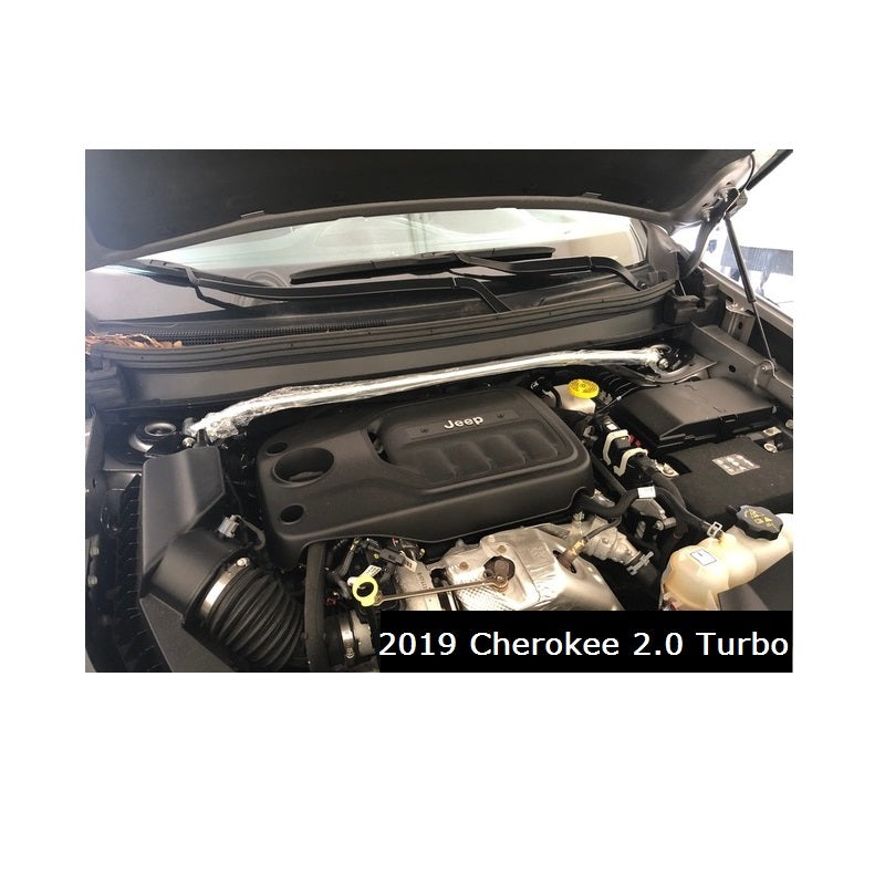 MPx Polished Front Strut Bar, 2013-16 Dart 2.0L / 2.4L / Cherokee / Chrysler 200