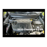 MPx Polished Front Strut Bar, 2013-16 Dart 2.0L / 2.4L / Cherokee / Chrysler 200