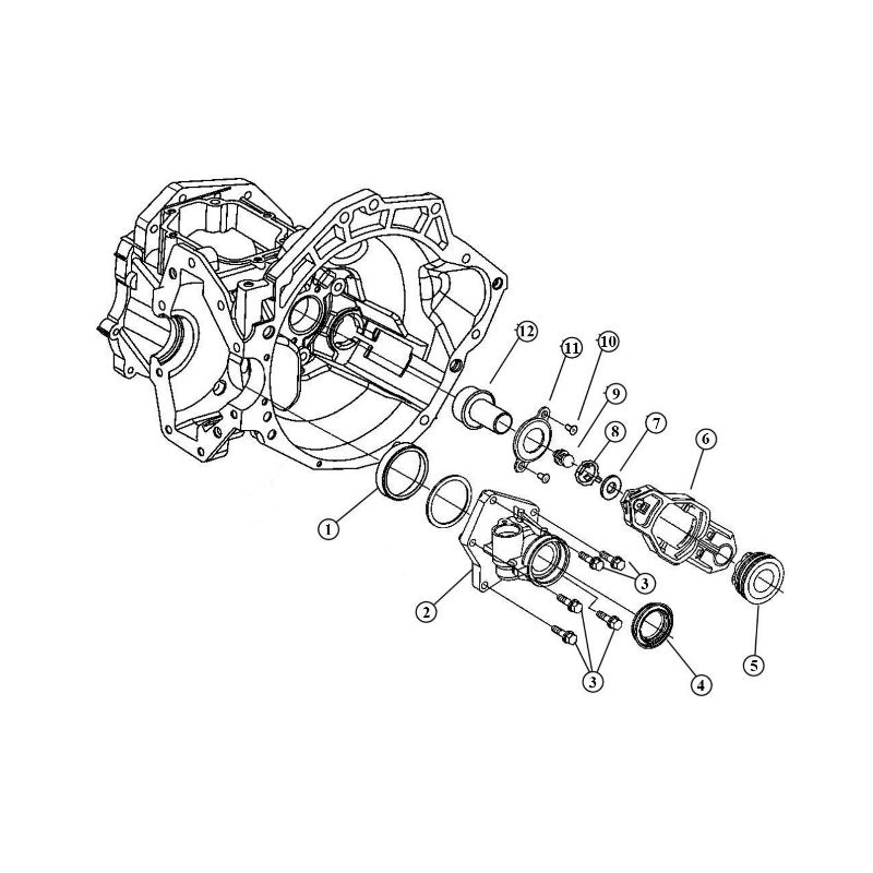 T-850 Case Components (1 of 3), 04-05 Neon SRT-4