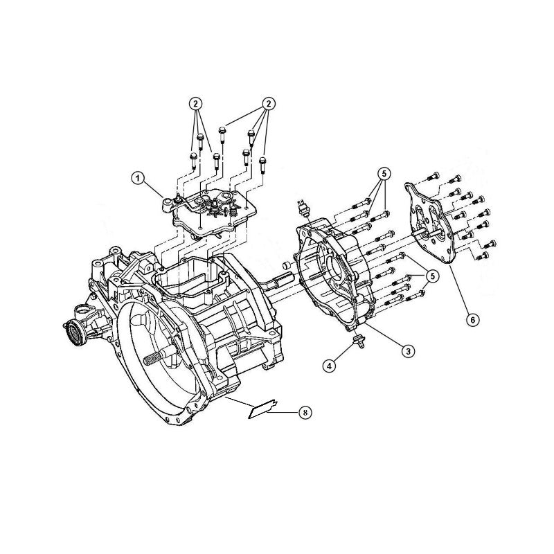 T-850 Case Components (2 of 3), 04-05 Neon SRT-4
