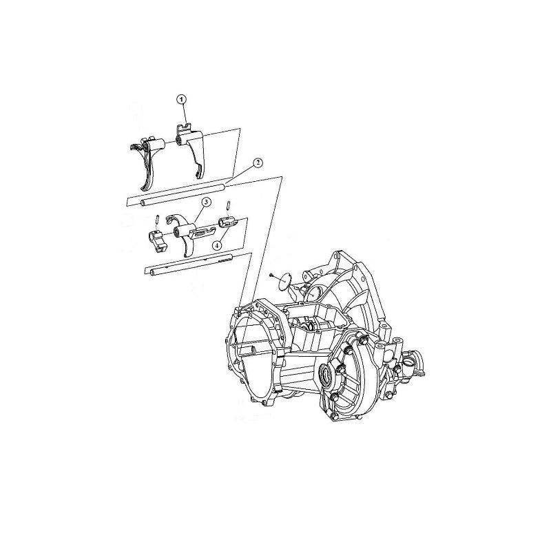 T-850 Fork & Rail Components, 04-05 Neon SRT-4