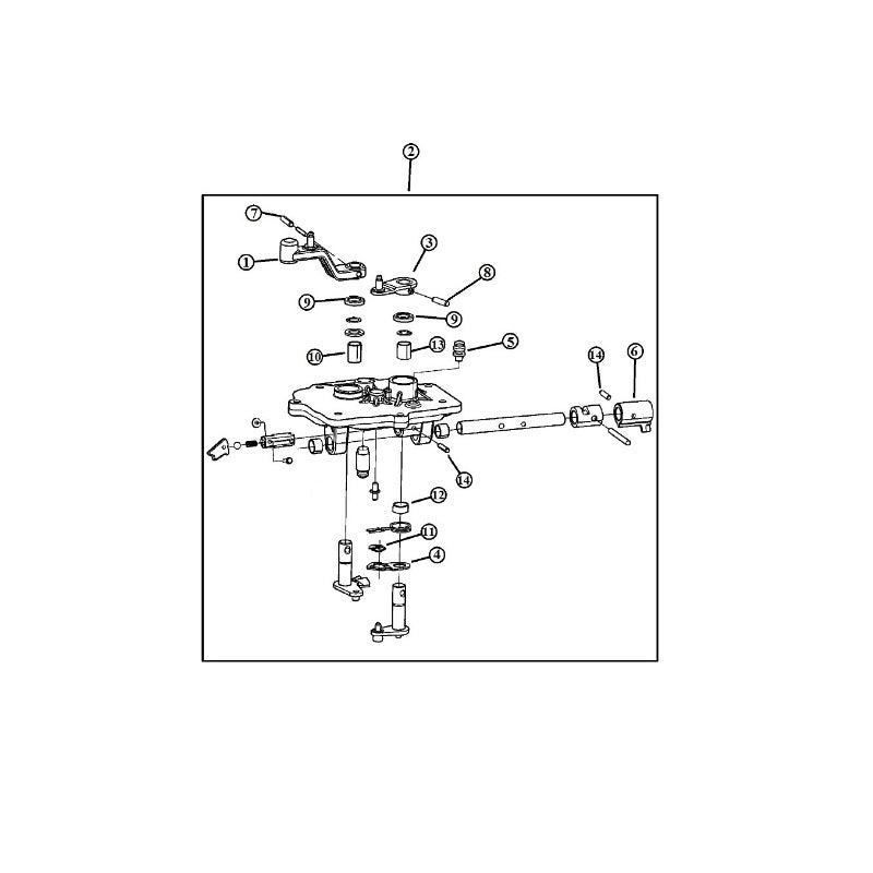 T-850 Shift Mechanism Components, 04-05 Neon SRT-4