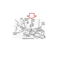 Mopar OEM Shifter Cable (INSIDE THE CAR Shifter Side) Retaining Clip, 95-05 Neon / 01-10 PT Cruiser