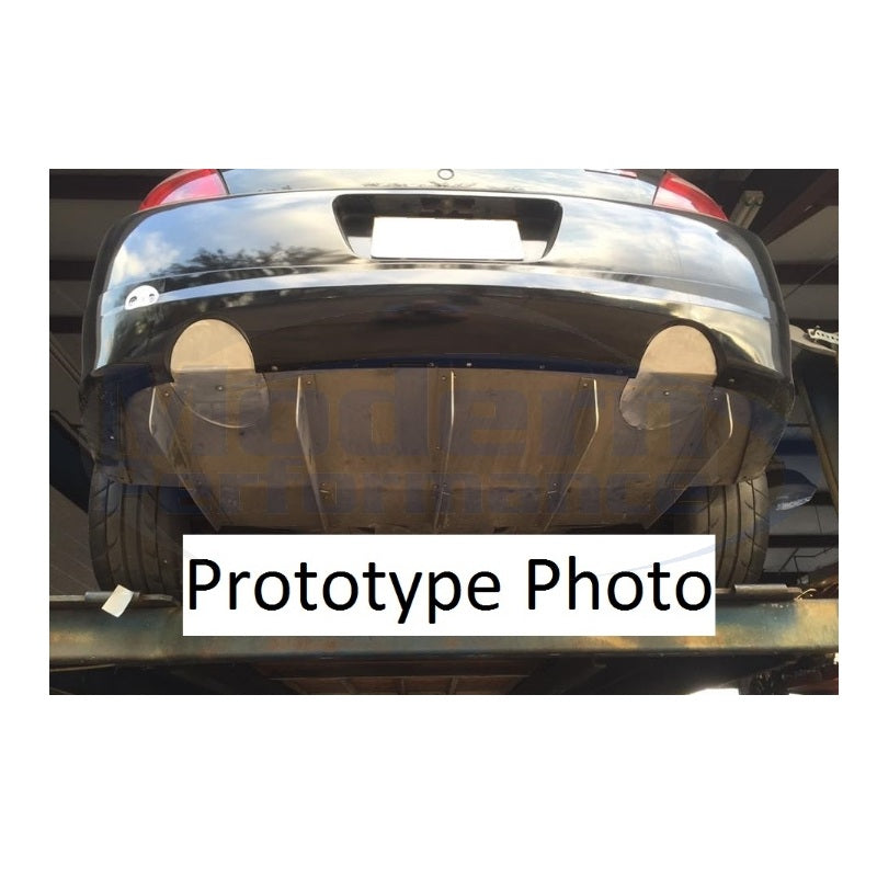 MPx Aluminum Rear Diffuser Block Off Kit, 03-05 Neon SRT-4