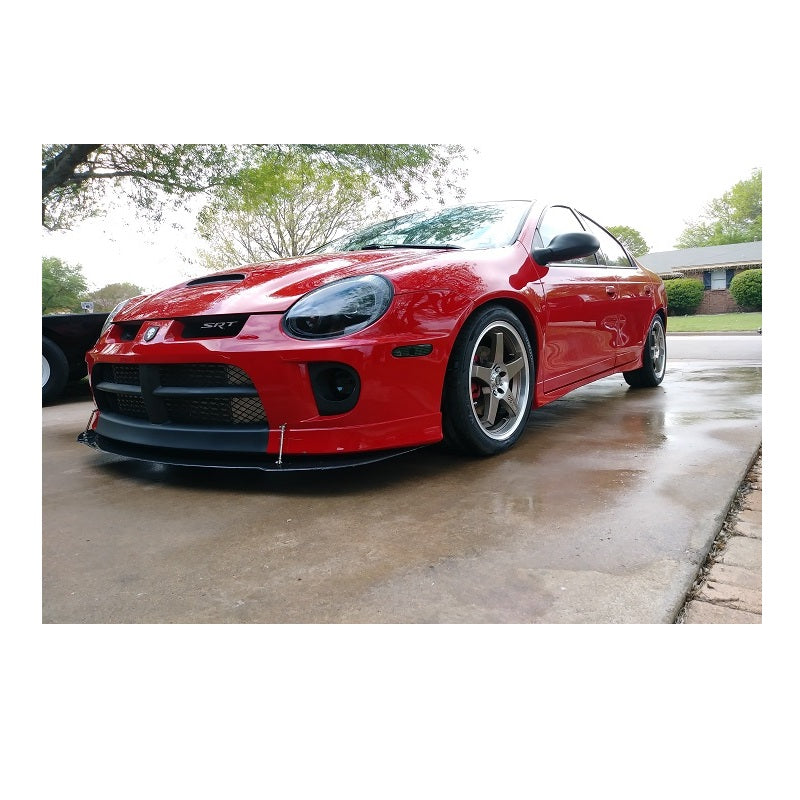 Carbon Fiber Front Splitter w/ Adjustable Struts, 03-05 Neon SRT-4