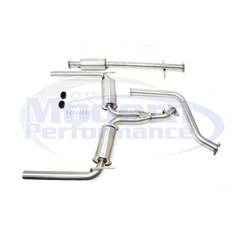 MPx Header & Dual Exit Exhaust System w/ Mufflers Package, 2013-16 Dart