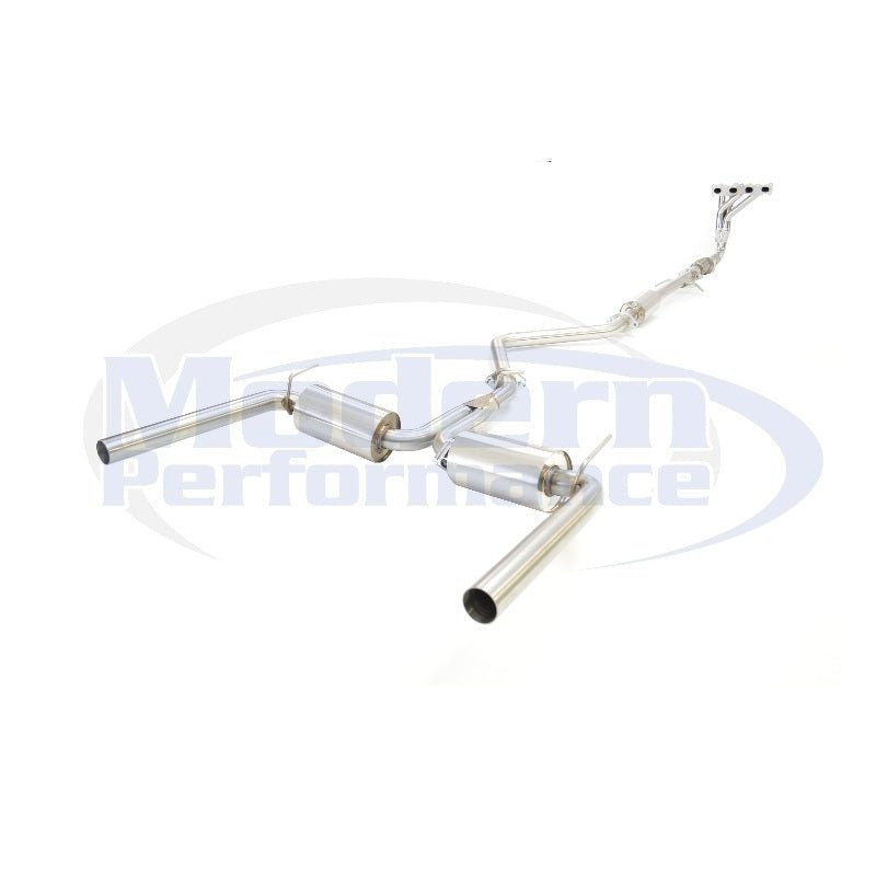 MPx Header & Dual Exit Exhaust System w/ Mufflers Package, 2013-16 Dart