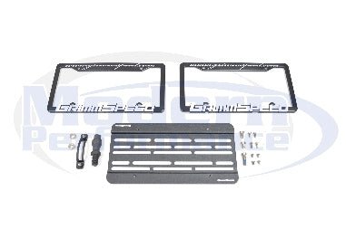 GrimmSpeed License Plate Relocation Kit, 2016+ Focus RS