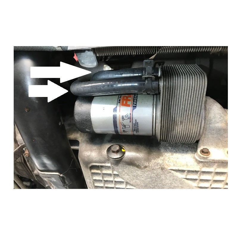 MPx Oil Cooler 3-Piece Replacement Silicone Coolant Hose Kit W/Clamps