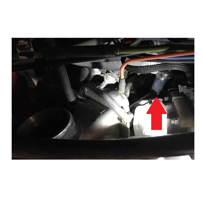 MPx Oil Cooler 3-Piece Replacement Silicone Coolant Hose Kit W/Clamps