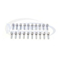 20 Piece Hex Drive Lug Bolt Set (Silver or Black), Dart/Renegade/Cherokee/500L/200