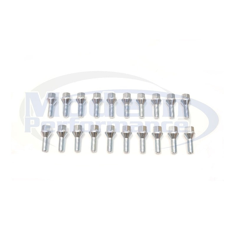 20 Piece Hex Drive Lug Bolt Set (Silver or Black), Dart/Renegade/Cherokee/500L/200