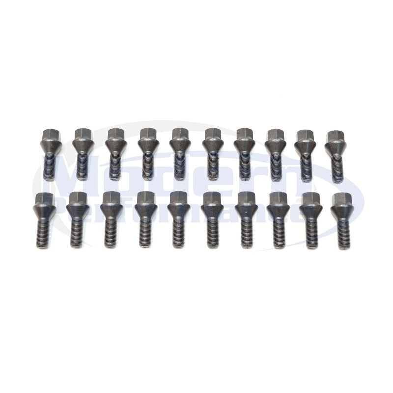 20 Piece Hex Drive Lug Bolt Set (Silver or Black), Dart/Renegade/Cherokee/500L/200