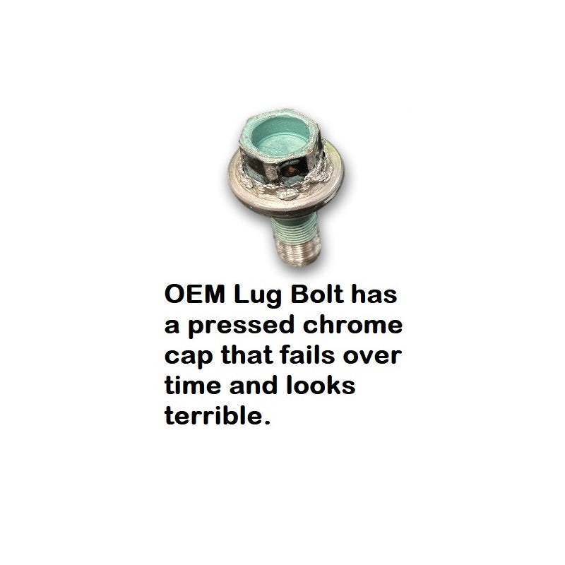 20 Piece Hex Drive Lug Bolt Set (Silver or Black), Dart/Renegade/Cherokee/500L/200