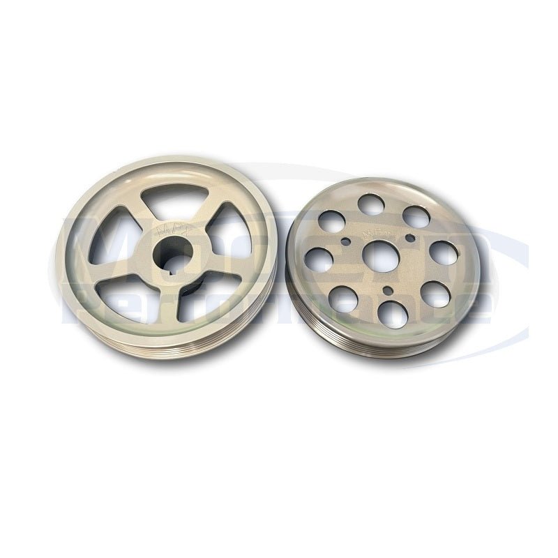MPx Lightweight Water Pump pulley and Crank Pulley Set, 08-09 Caliber SRT-4