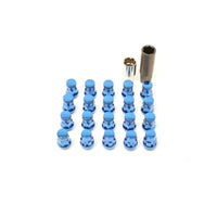 Muteki Closed End Lug Nuts w Locks Neon/SRT-4/PT Cruiser/Cobalt/Caliber