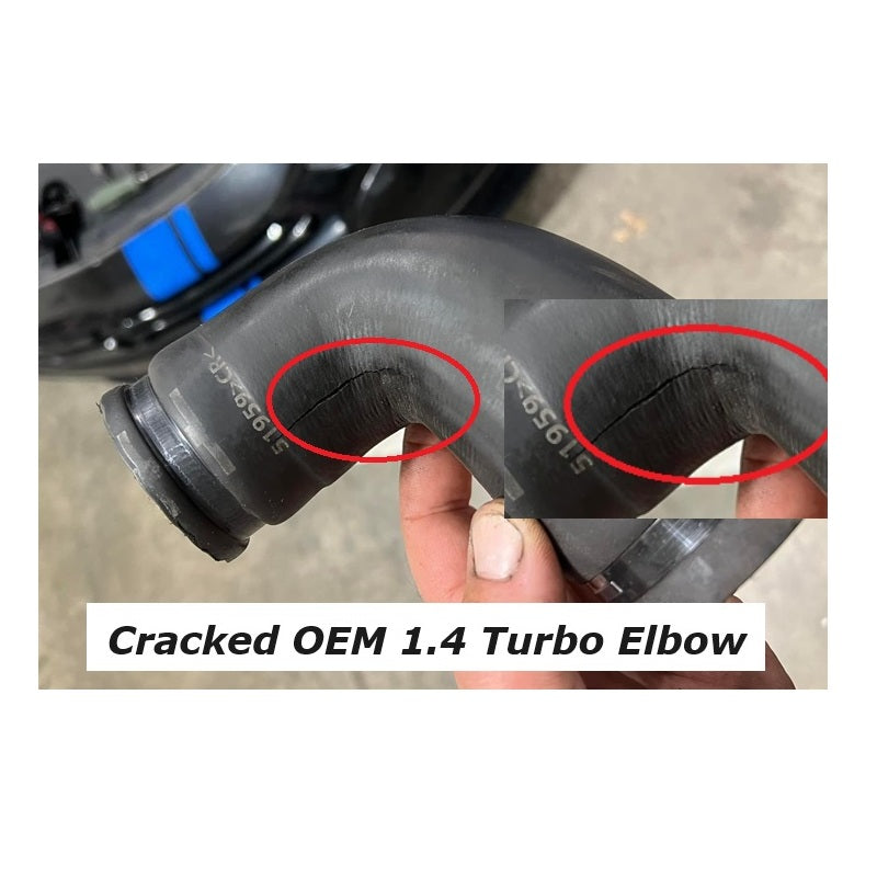 OEM Intercooler Charge Piping Throttle Body MPx Silicone Coupler 13-16 Dart 1.4 Turbo