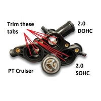 180 Degree HIGH FLOW Thermostat, 95-05 Neon / 03-05 Neon SRT-4 / PT Cruiser