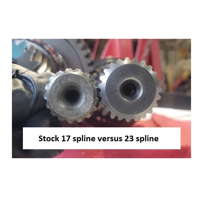 MPx Billet Input Shaft (23 spline!) w/ Straight Cut 1st & 2nd Gears, 03-05 Neon SRT-4