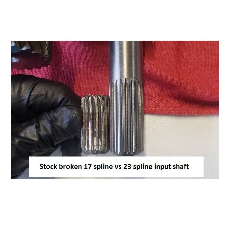 MPx Billet Input Shaft (23 spline!) w/ Straight Cut 1st & 2nd Gears, 03-05 Neon SRT-4