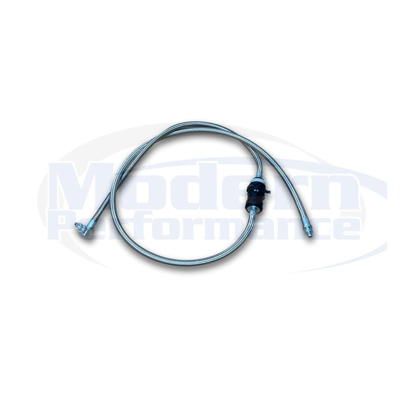 Stainless Steel Braided Clutch master/slave hydraulic line 03-07 Pt Turbo Manual