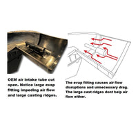 MPx High Flow 3.5" Silicone Intake Pipe kit 23-25 Dodge Hornet/Jeep Compass