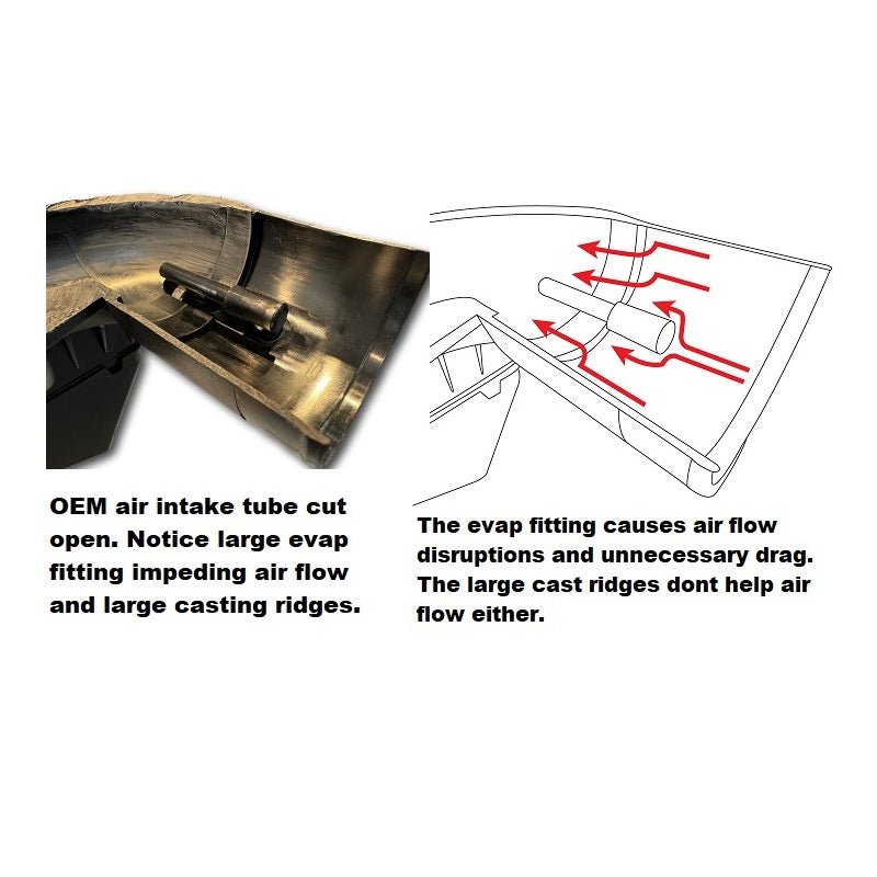 MPx High Flow 3.5" Silicone Intake Pipe kit 23-25 Dodge Hornet/Jeep Compass