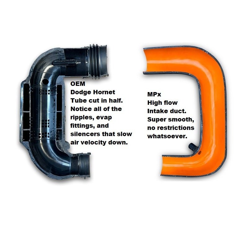 MPx High Flow 3.5" Silicone Intake Pipe kit 23-25 Dodge Hornet/Jeep Compass