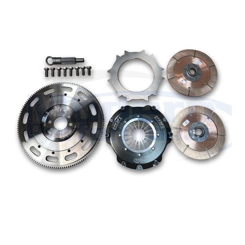 23 Spline Clutch Masters 725 Series Twin Disc Clutch with Flywheel, 03-05 Neon SRT-4