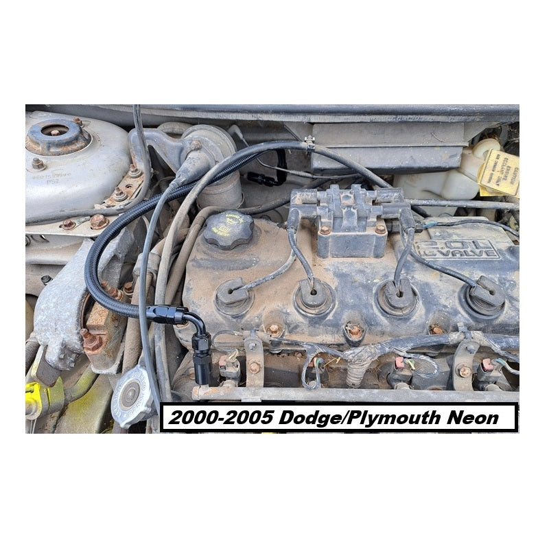 Braided Replacement Firewall to Fuel Rail 00-05 Neon/01-10 PT Cruiser Non Turbo