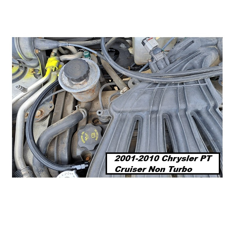 Braided Replacement Firewall to Fuel Rail 00-05 Neon/01-10 PT Cruiser Non Turbo