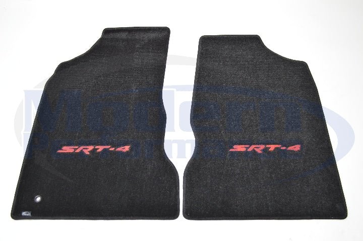 #dodgeneonsrt4floormatsred