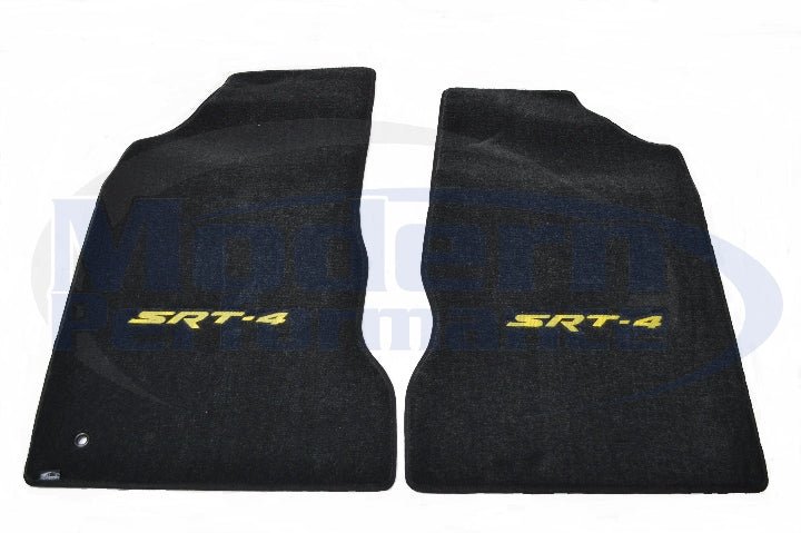 #dodgeneonsrt4floormatsyellow