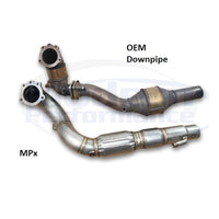 MPx 3.5" O2 Housing / Downpipe w/ Cat, 08-09 Caliber SRT-4