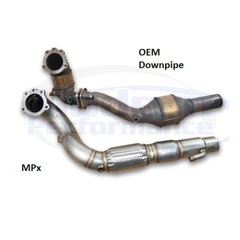 MPx 3.5" O2 Housing / Downpipe w/ Cat, 08-09 Caliber SRT-4