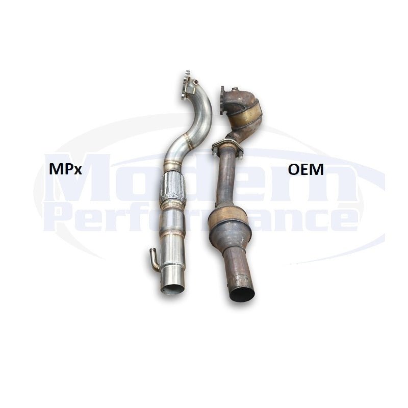 MPx 3.5" O2 Housing / Downpipe w/ Cat, 08-09 Caliber SRT-4