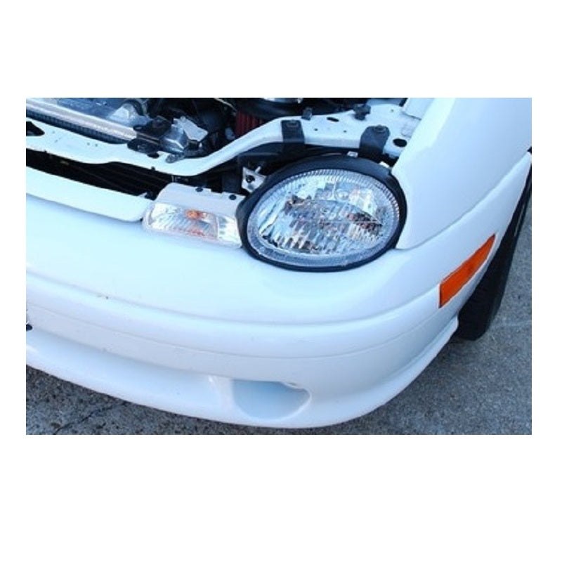 DEPO Euro Diamond Chrome Headlights PLUS front turn signals, 95-99 Neon