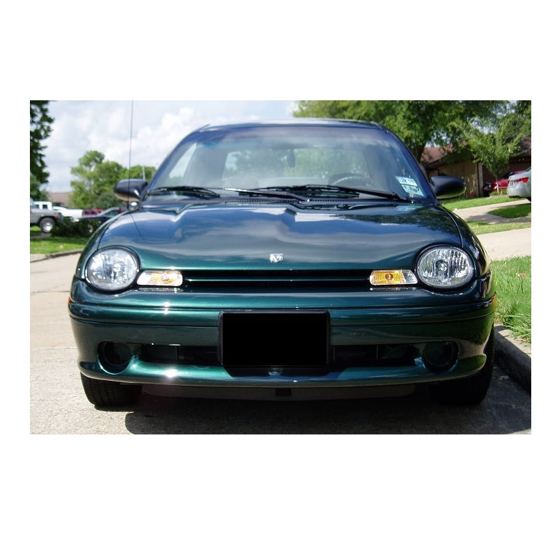 DEPO Euro Diamond Chrome Headlights PLUS front turn signals, 95-99 Neon