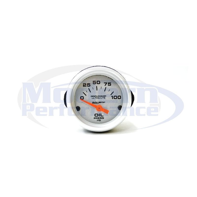 Autometer Electric Oil Pressure Gauge (0-100 PSI)