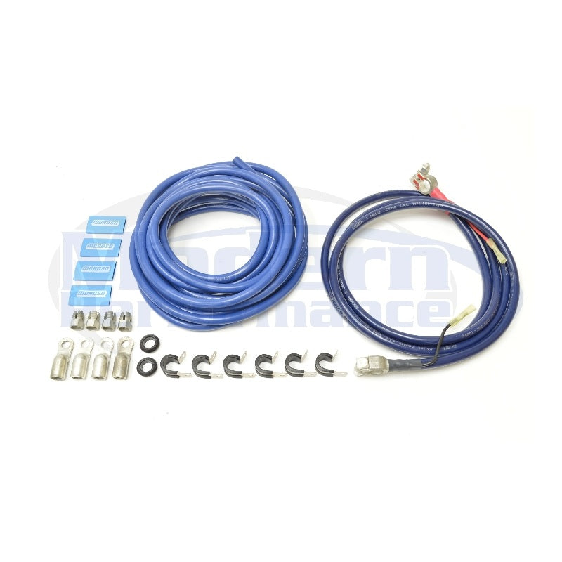 Moroso Battery Box Wiring Kit for moving battery to the trunk