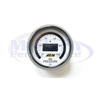 AEM Digital Oil/Fuel Pressure Gauge (0-100 PSI)