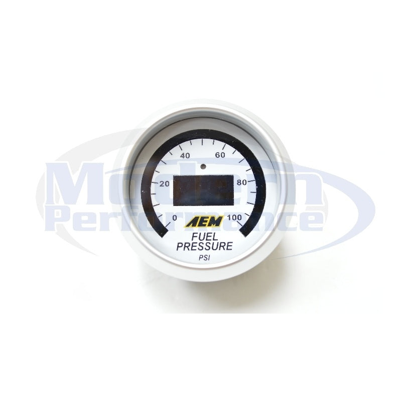 AEM Digital Oil/Fuel Pressure Gauge (0-100 PSI)
